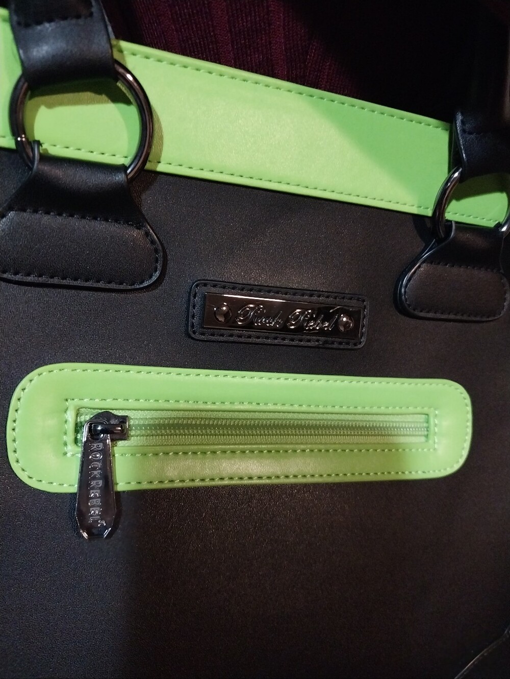 Rock Rebel Universal Bride Of Frankenstein We Belong Dead Handbag Bag. NWOT - Picture 12 of 15